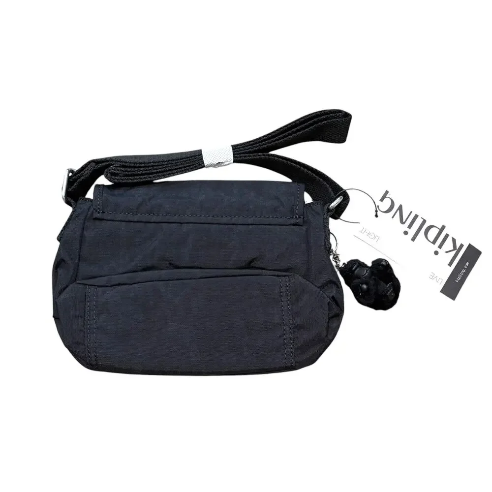Kipling Sabian Crossbody Mini Bag NWT Black Noir Utility Adjustable Everyday